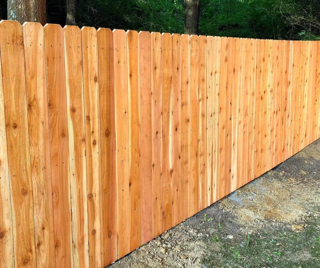 6 Cedar Dog Ear Privacy