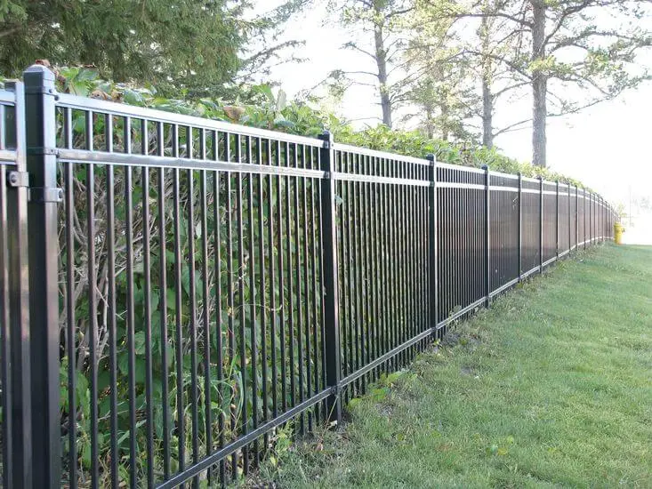 Steel smooth top fence Kansas City